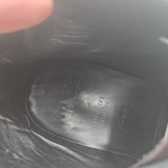 Mr. B's Aldo Oxblood Brown Leather Lace Up Bootie Chukka Ankle Boots Sz 43 US 10 - Picture 7 of 7